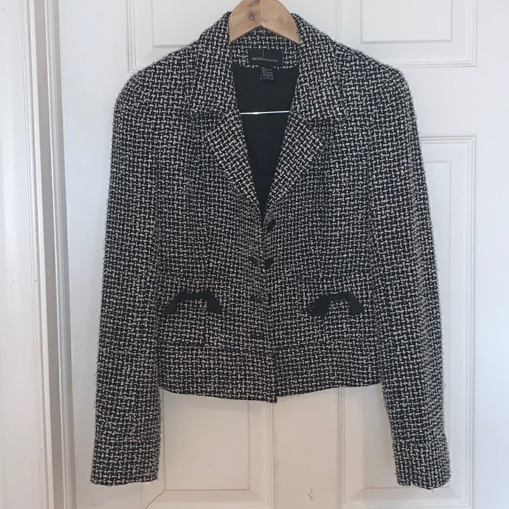 Moda International tweed blazer 